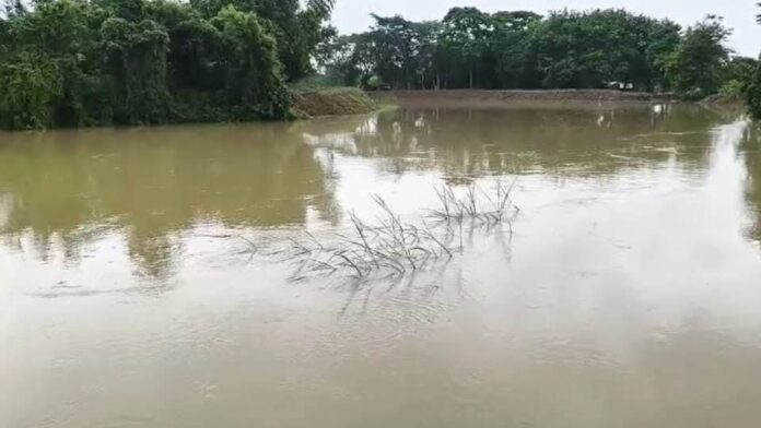Flood water