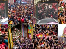 Pahandi Procession of Shri Lord Jagannath, Siblings Completed Peacefully amid Unprecedented Crowd , Chariots Ready to Roll on Grand Road