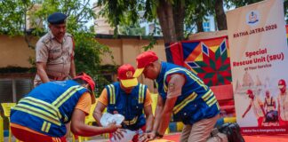 125 fire fighters specially trained in advance firstaid and rescuing persons from inside crowd