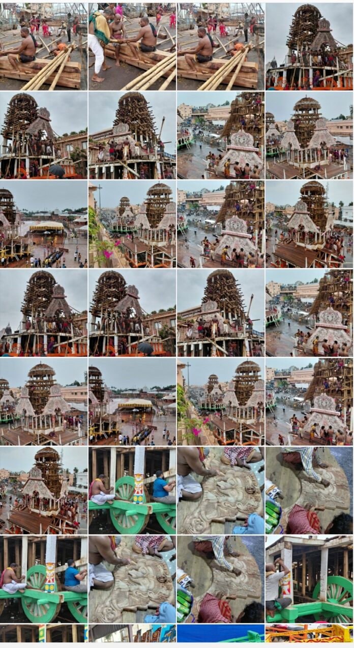 Rathakhala: Chariot making work Day-73-