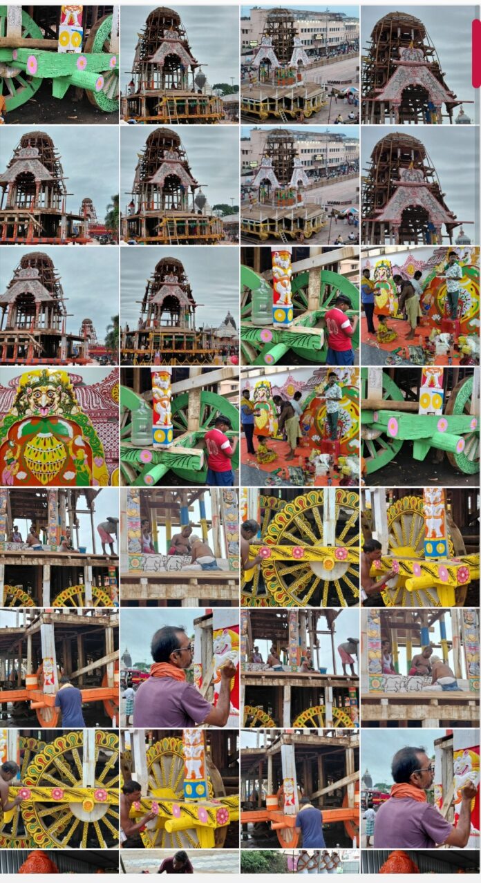 Rathakhala: Chariot making work day-76-