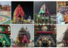 Rathakhala: Chariot making work day-85-Maharana Sevak and Bhoi Sevak together completed the installation of the eight Sakhis on the three chariots, painters have completed the painting work on the exterior of the three chariots