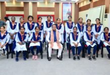 About 50 deaf and hearing impaired girls and physically challenged persons from ‘Seba Foundation’ organization of Keonjhar met the Chief Minister Mohan Charan Majhi
