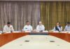 Amit Shah chairs a review meeting on West Bengal’s law and order situation in Kolkata