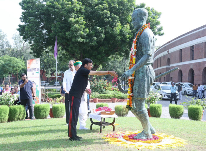 Sports Minister Dr Mansukh Mandaviya