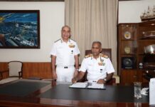 Vice Admiral AN Pramod, AVSM, YSM, assumed charge as the Deputy Chief of Naval Staff