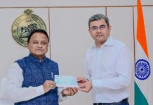 IMFA Group donated Rs 1 crore to the Chief Minister’s Relief Fund (CMRF) as a gesture of solidarity with the flood-affected people of Odisha