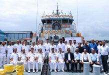 ‘Mangrol’, the third Anti-Submarine Warfare Shallow Water Craft built by Cochin Shipyard Limited (CSL), Kochi, was delivered to Indian Navy