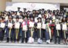 Fortysix international students belonging to different disciplines at the SOA Deemed to be University received their degrees at a special graduation ceremony held for them in the campus