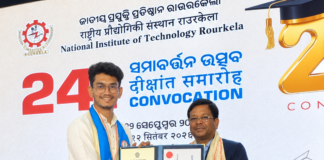Dr Bansidhar Panda Gold Medal’ for 2026 awarded to Manas Nayak, a student of Metallurgical and Materials Engineering at NIT Rourkela