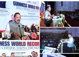 From 1.85-km Guinness Record to 40-km Odisha Road: CSIR-CRRI and Jindal Steel Set to Create Next Milestone, Steel Slag Roads Can Cut Construction Cost by 40 percent, Deliver Four Times Higher Strength: Dr Jitendra Singh