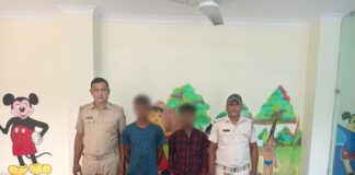 Gopalpur PS solved a theft case from an under-construction house and arrested two accused with recovery of stolen articles