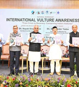 International Vulture Awareness Day 2026 celebrated at Panchkula, Haryana, Union Minister for Environment, Forest and Climate Change, Shri Bhupender Yadav inaugurated a national-level workshop on the theme ‘From Crisis to Recovery – Conserving India’s Vultures’ on the occasion.