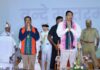 MP Dharmendra Pradhan attends the 36th Convocation of Sambalpur University