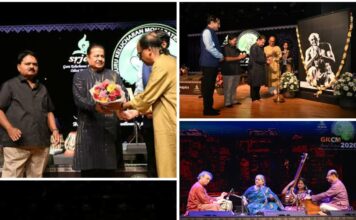 Celebrated Vocalist Vidushi Shubha Mudgal regales the audience at the 32nd Guru Kelucharan Mohapatra Award Festival, Pankaj Lochan Mohanty, Chief Managing Director, MGM Minerals Ltd graced the occasion