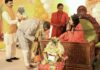 MPs listen to the words of Shrimad Bhagavad Gita from the mouth of Padma Bhushan Sadhvi Ruthambhora in Puri