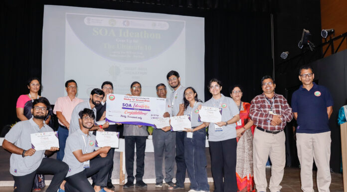 A total of 456 teams took part in SOA Ideathon 2026, an internal hackathon organised exclusively for students of Siksha ‘O’ Anusandhan Deemed to be University