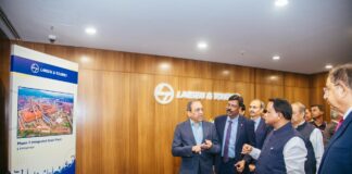 Chief Minister Mohan Charan Majhi visited the Larsen and Toubro facility, where he witnessed the company’s major projects and milestone achievements