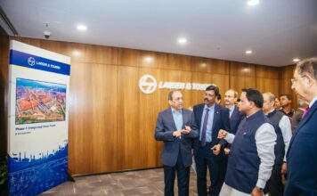 Chief Minister Mohan Charan Majhi visited the Larsen and Toubro facility, where he witnessed the company’s major projects and milestone achievements