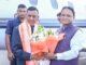 CM Mohan Charan Majhi welcomed Odisha Governor (designate) Brajmohan Ram at the Biju Patnaik International Airport in Bhubaneswar