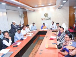 At the office of the Rayagada District Collector, a high-level review meeting was held regarding preparedness to tackle the likely cyclone ‘Arnab’ in the presence of Deputy Chief Minister Pravati Parida