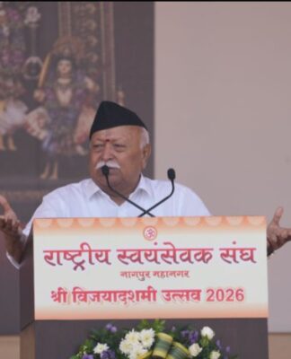 RSS Sarasanghachalak Highlights late Swami Laxmanananda Saraswati’s Contribution during Vijayadashami Address in Nagpur
