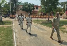 Dr. Satyajit Naik, Inspector General of Police, Central Range inspected Jajpur District Police Office and Reserve Office as per scheduled programme