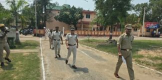 Dr. Satyajit Naik, Inspector General of Police, Central Range inspected Jajpur District Police Office and Reserve Office as per scheduled programme