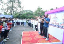 On the occasion of Rashtriya Ekta Diwas, Brahmapur Police organized a Mini Marathon “Run for Unity – Run for Nation”