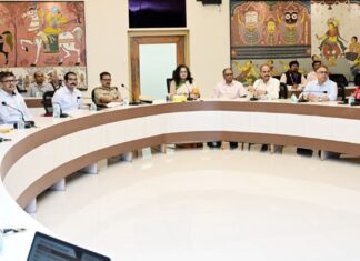 Preparatory Meeting for President’s and Prime Minister’s Visit to Odisha, detailed discussions were held on security arrangements, cadre plan, emergency medical services, fragrance, uninterrupted power and drinking water arrangements, stage preparations, media information supply arrangements, and other ancillary preparations
