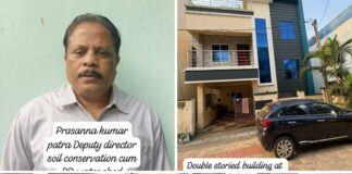 On the allegation of possession of disproportionate assets ( DA) by Prasanna Kumar Patra, Deputy Director, Soil Conservation-cum-Project Director, Watershed, Sundargada, beyond his known sources of income, simultaneous house searches are being conducted by Odisha Vigilance