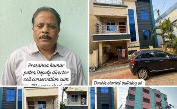 On the allegation of possession of disproportionate assets ( DA) by Prasanna Kumar Patra, Deputy Director, Soil Conservation-cum-Project Director, Watershed, Sundargada, beyond his known sources of income, simultaneous house searches are being conducted by Odisha Vigilance