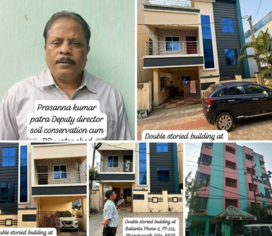 On the allegation of possession of disproportionate assets ( DA) by Prasanna Kumar Patra, Deputy Director, Soil Conservation-cum-Project Director, Watershed, Sundargada, beyond his known sources of income, simultaneous house searches are being conducted by Odisha Vigilance