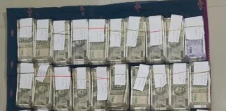 Based on tip-off reg collection of bribes from contractors, Odisha Vigilance intercepted Prasanjit Das, Superintending Engineer, Mahanadi Division, Jagatpur Kataka, and suspected ill-gotten cash Rs 21.88 Lakhs was recovered and seized
