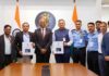 Ministry of Defence has signed contracts worth a total of approximately Rs 4,106 crore for the acquisition of a dedicated communication satellite capability, GSAT-7C for the Indian Air Force, and Varunastra Heavy Weight Torpedoes for the Indian Navy